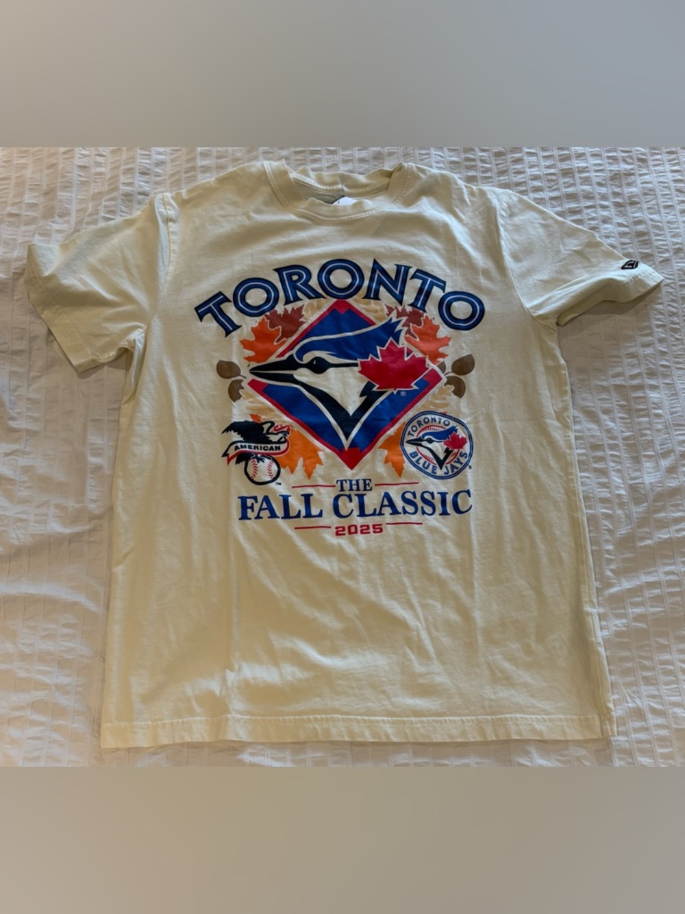 Toronto Blue Jays MLB 2025 Fall Classic Tee New Era Men’s M / Women’s L